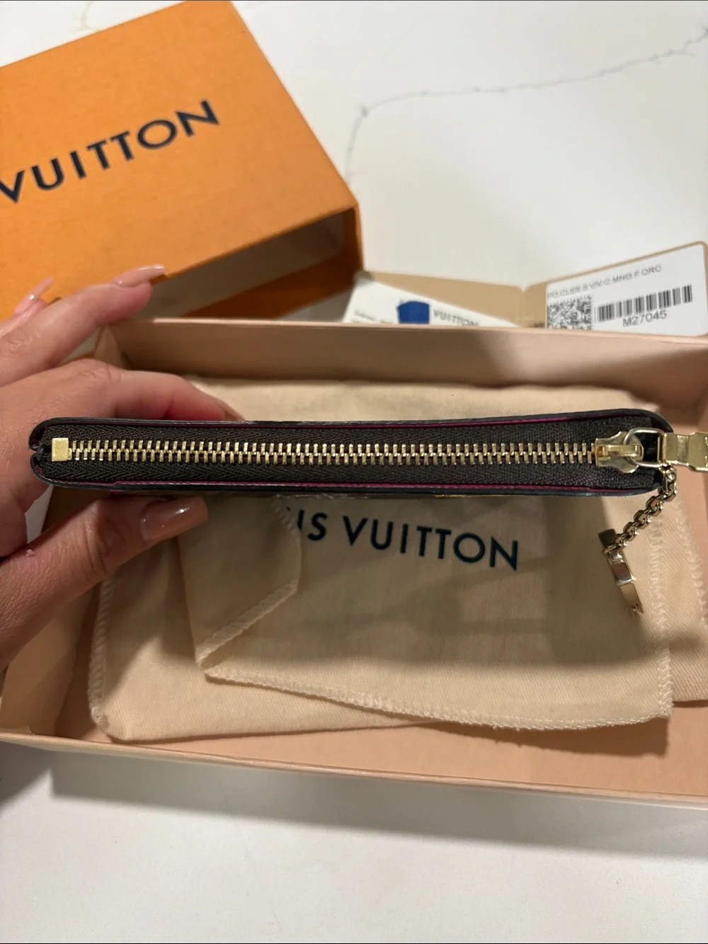 Louis Vuitton Monogram Canvas Key Pouch S Vivienne Winter Collection 2025